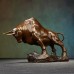 Pioneer cattle statue
